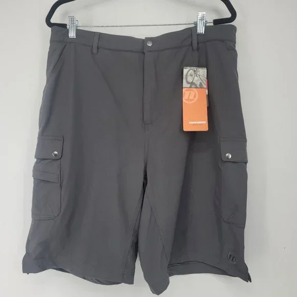 NOVARA Men's Cycling Biking Shorts Metro Gel Double Chamois Gray Size XL NEW - Picture 2 of 10